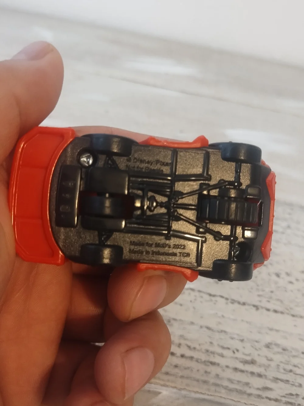 2022 McDonald's Disney Cars On The Road Rumbler Lightning McQueen Happy Meal